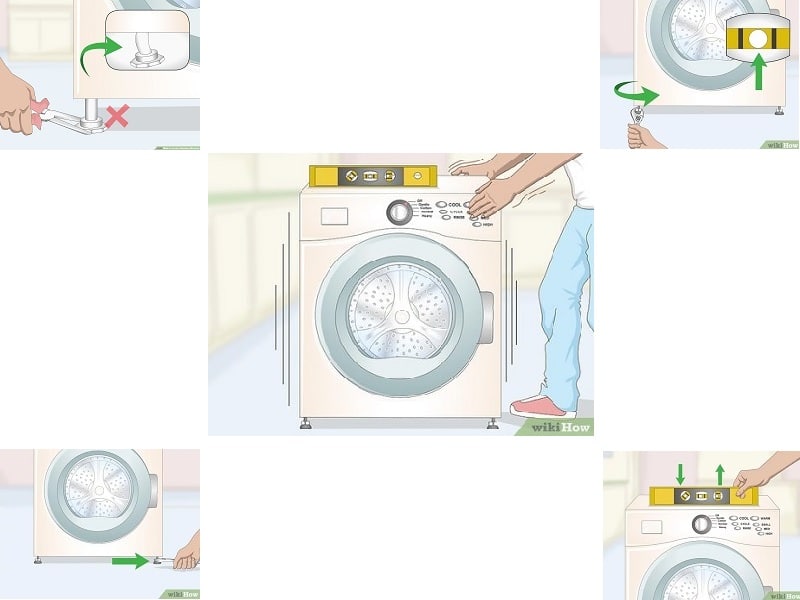 نحوه تراز کردن ماشین لباسشویی دوو