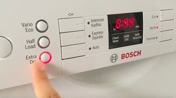 برنامه‌های مختلف ماشین ظرفشویی